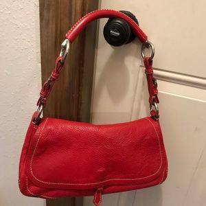 Authentic red Prada purse